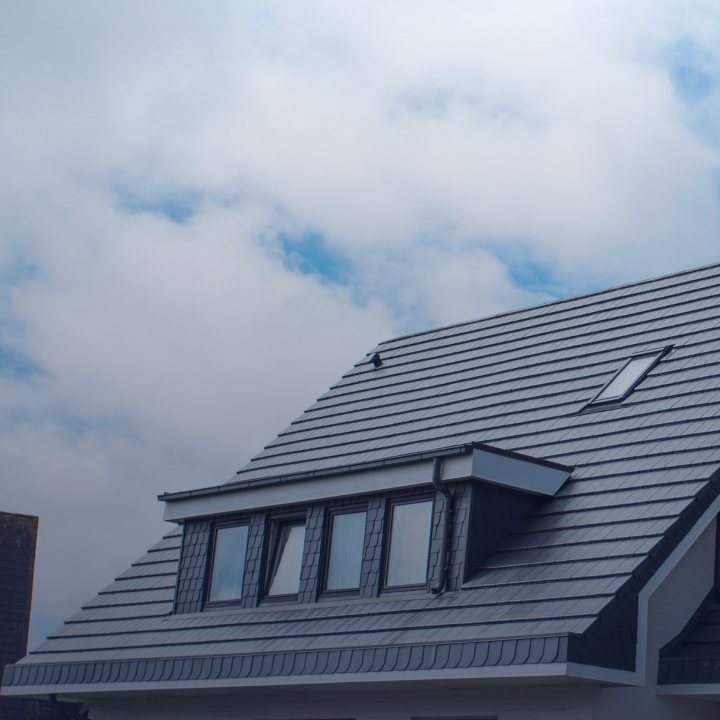 Shingles on a home's roof