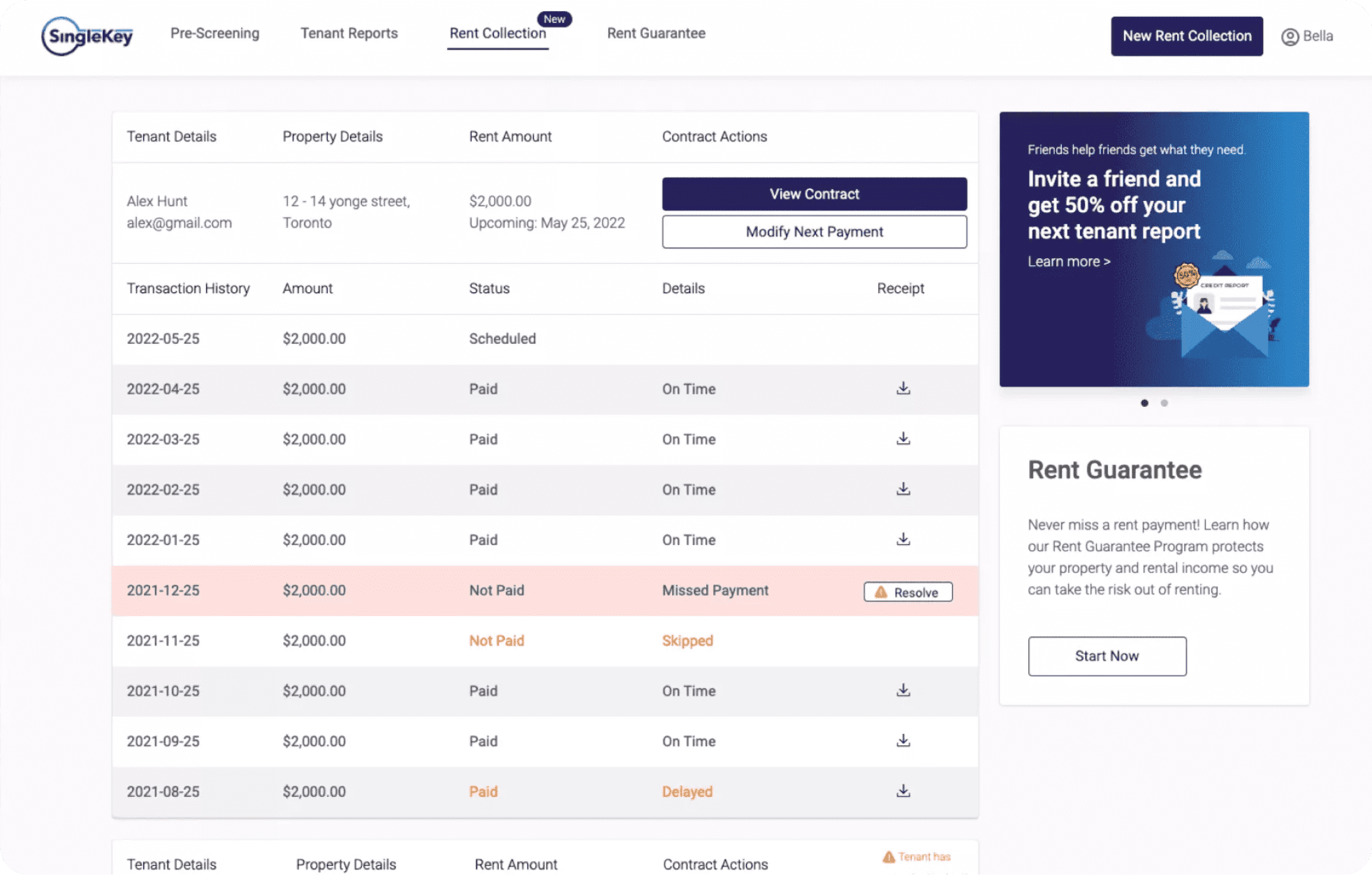 Homepage - SingleKey