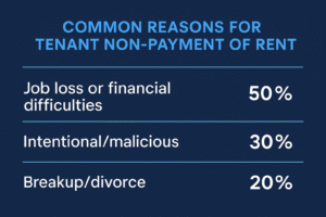 Common reasons for tenant non-payment of rent